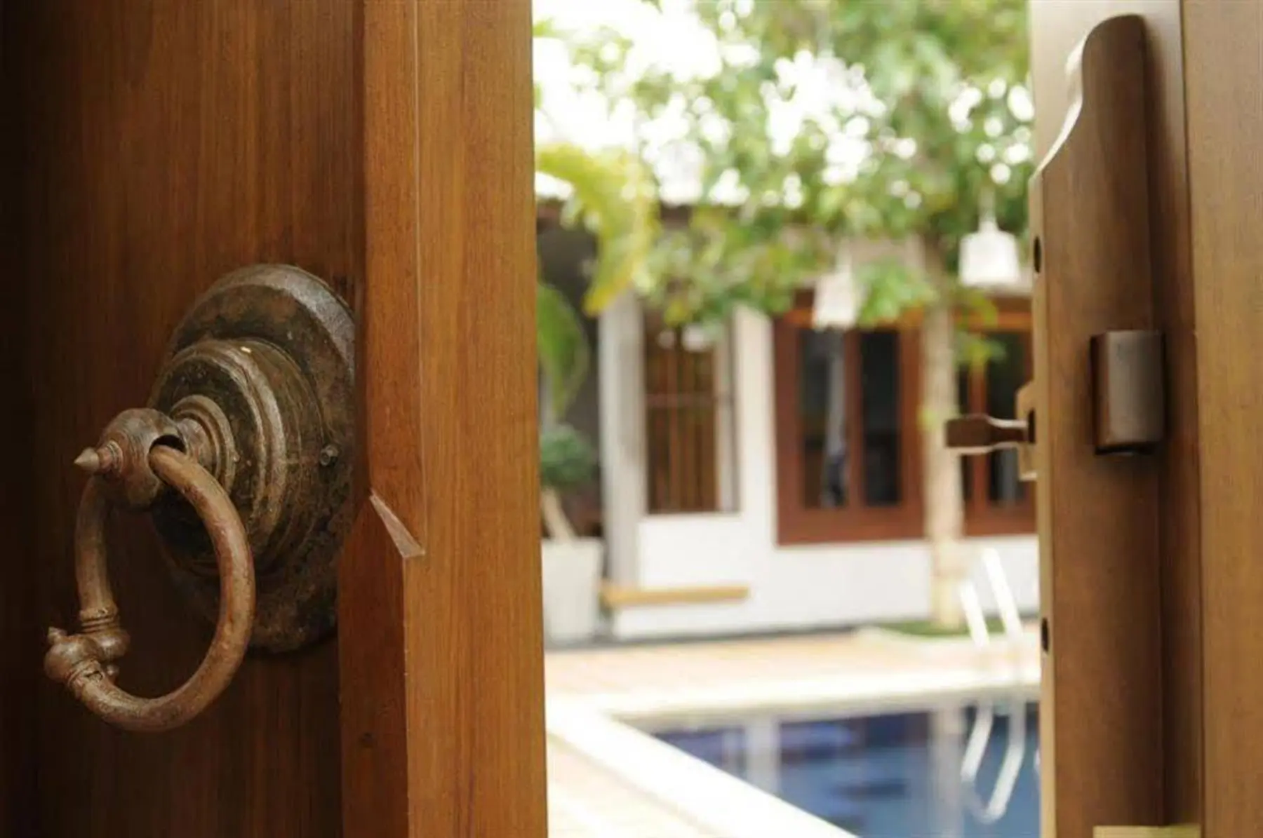 Entrance gate at The Nest Samui